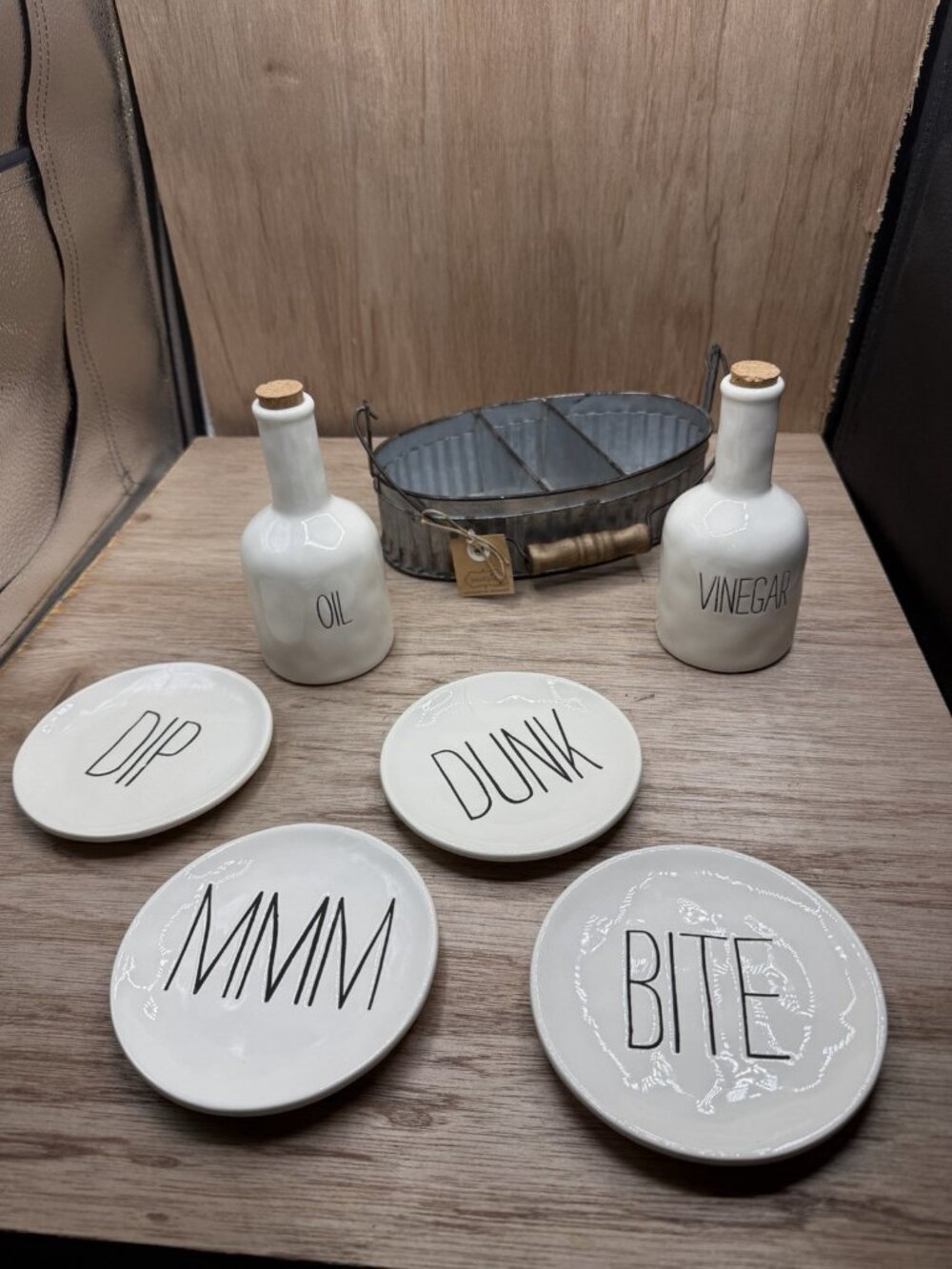 OIL AND VINEGAR Appetizer Set Mud Pie